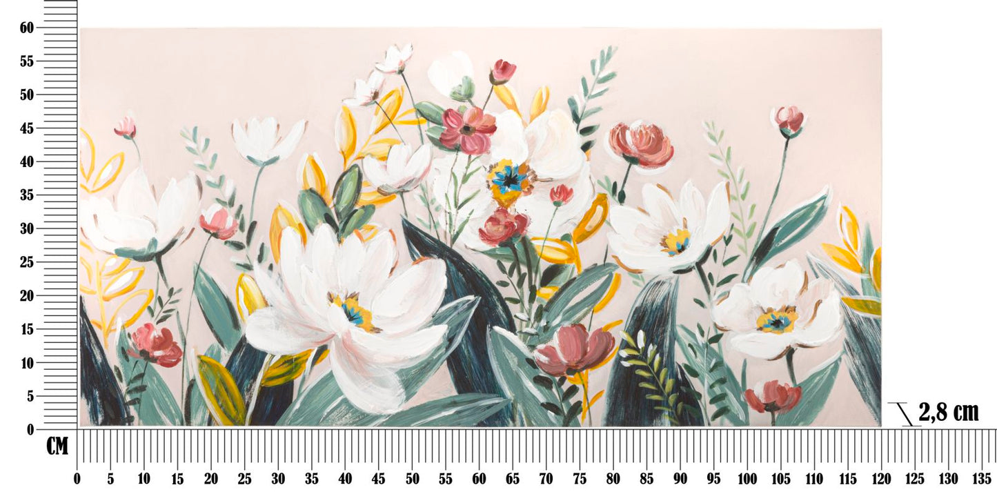 Colorful Floral Canvas Painting