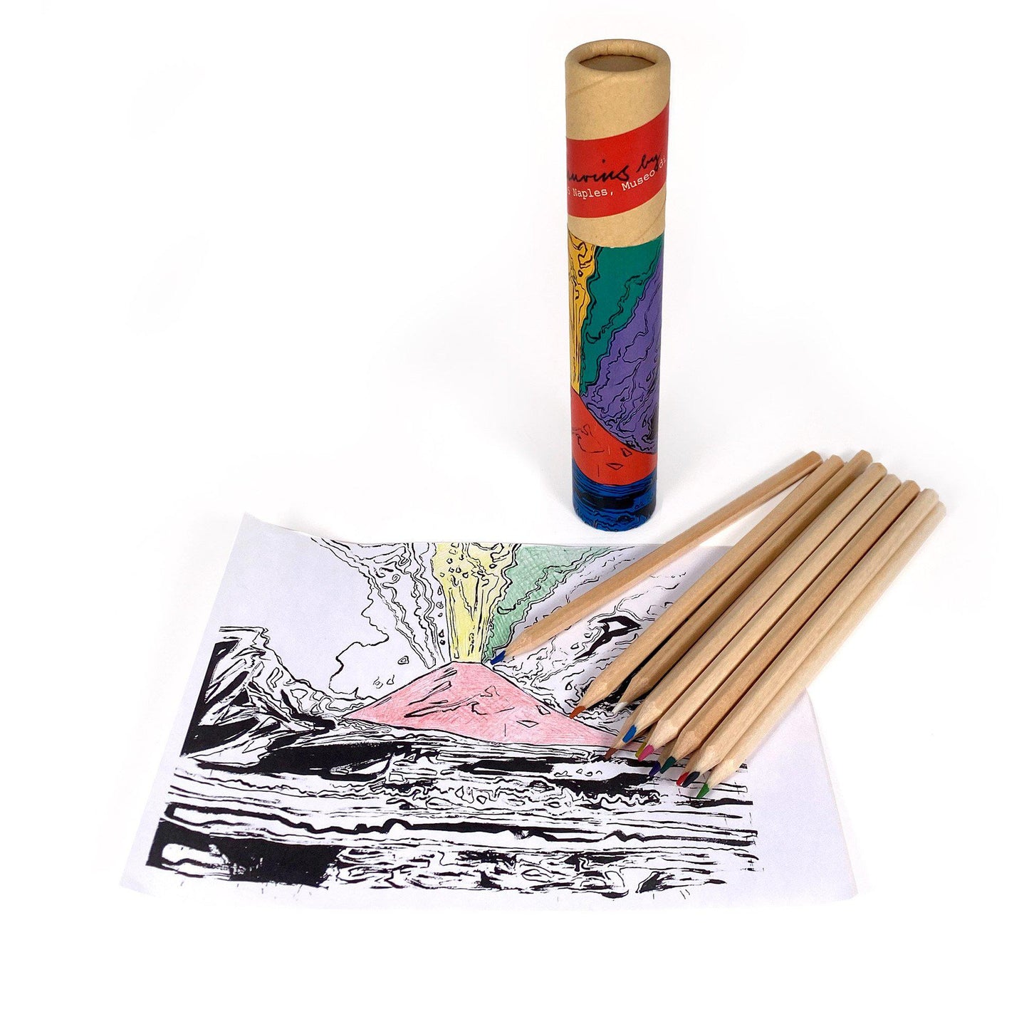 Matite Colorate - 12 Pastelli - Astuccio con Grafica Artistica | 11 Varianti