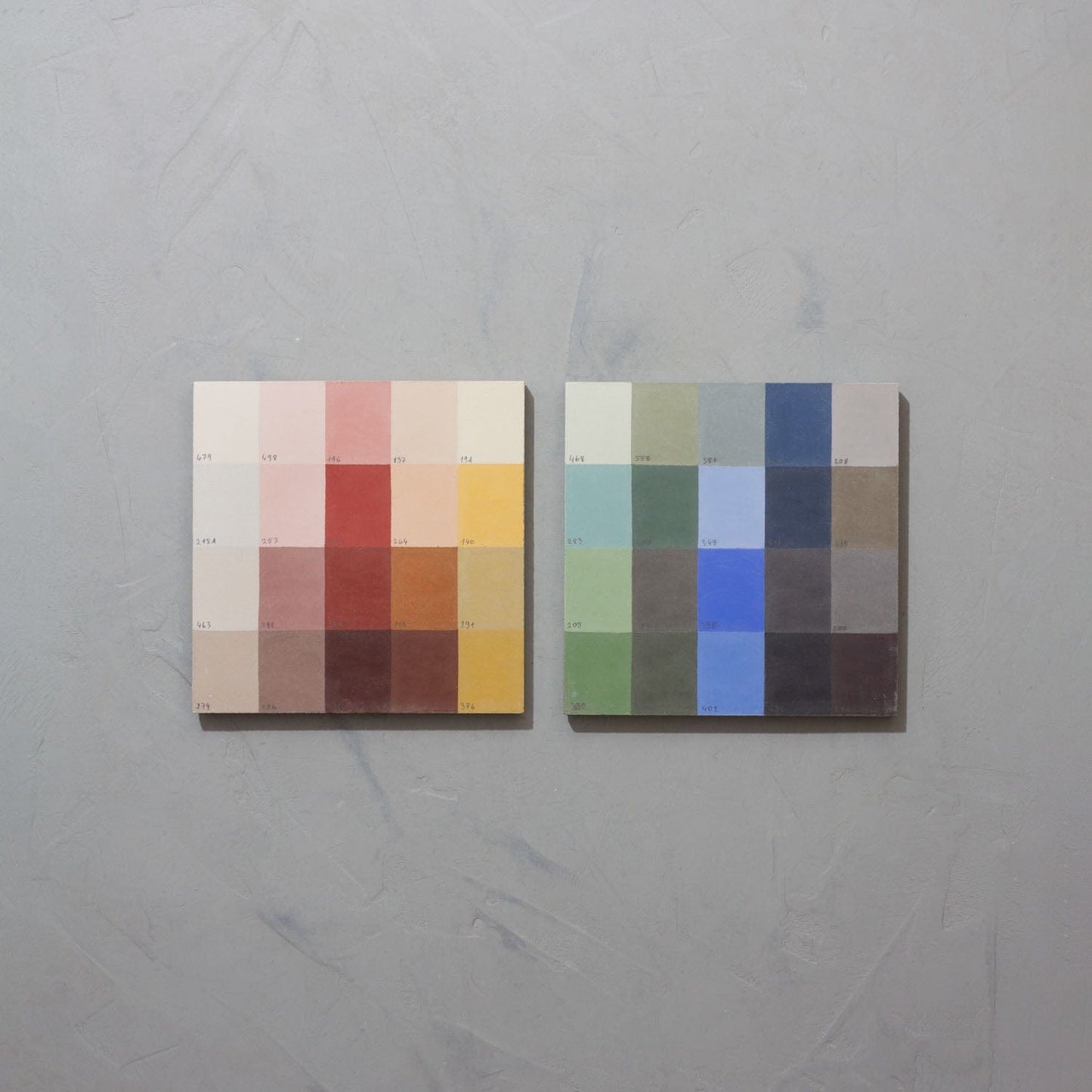 Cement Colour Swatch Tiles