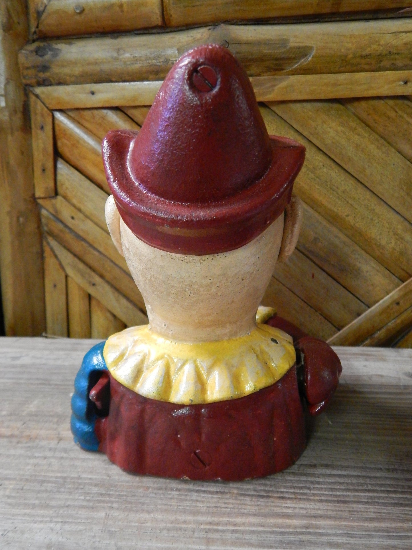 CLOWN Cast Iron Mechanical BANK Clown