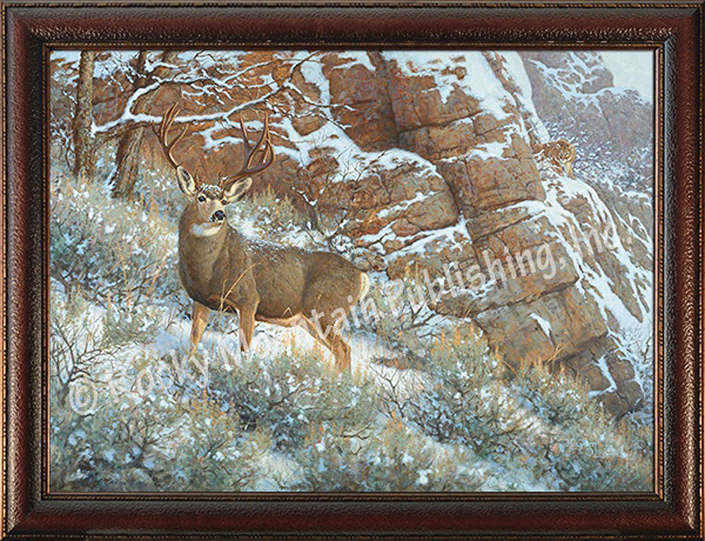 Closing the Distance ¨C Framed Giclee Canvas by Hayden Lambson