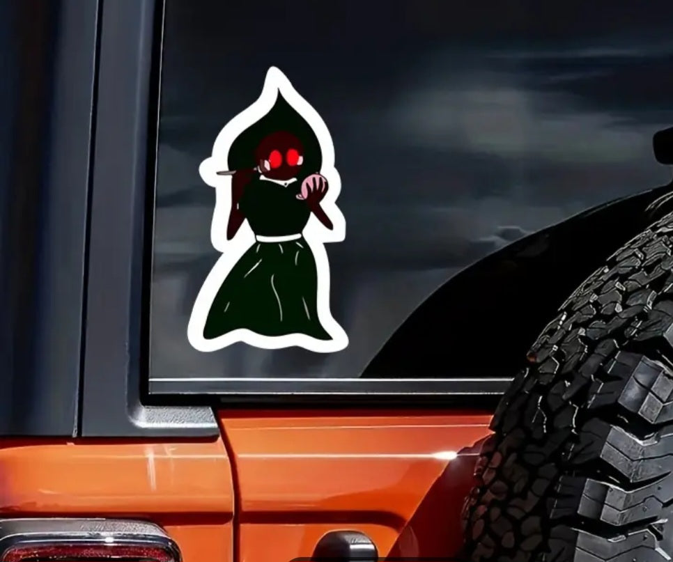 Flatwoods Monster Sticker Pretty Bigfoot Cryptid Cryptozoology
