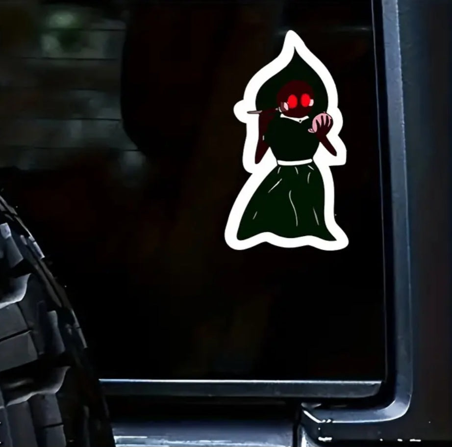 Flatwoods Monster Sticker Pretty Bigfoot Cryptid Cryptozoology