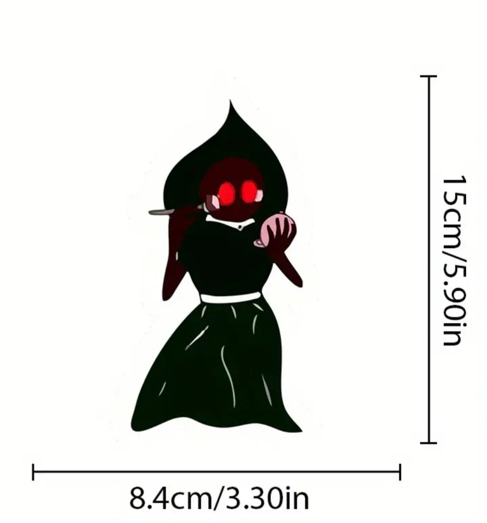 Flatwoods Monster Sticker Pretty Bigfoot Cryptid Cryptozoology