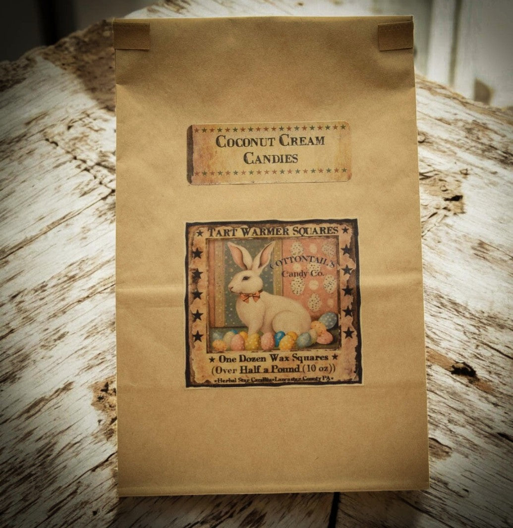#COCM12BG Coconut Cream Candies e??¡ã Bag of 12 Melting Tarts