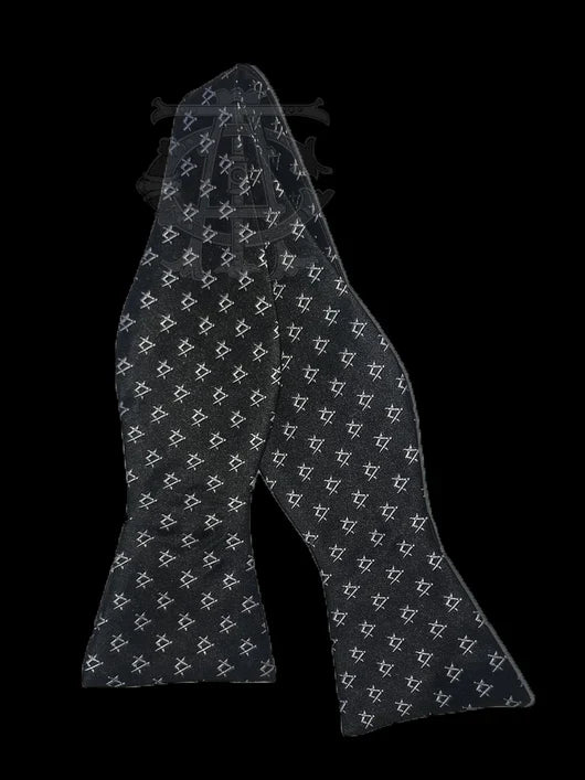 Classic Square and Compass Masonic Bowtie