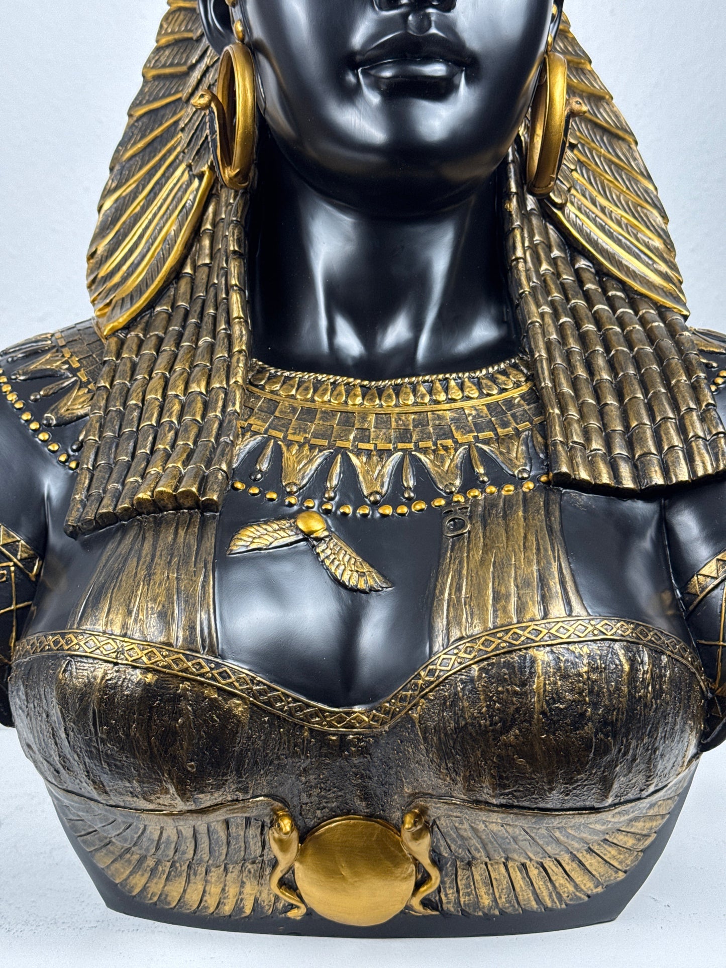 Cleopatra, Queen of Egypt Bust (in Black and Gold)