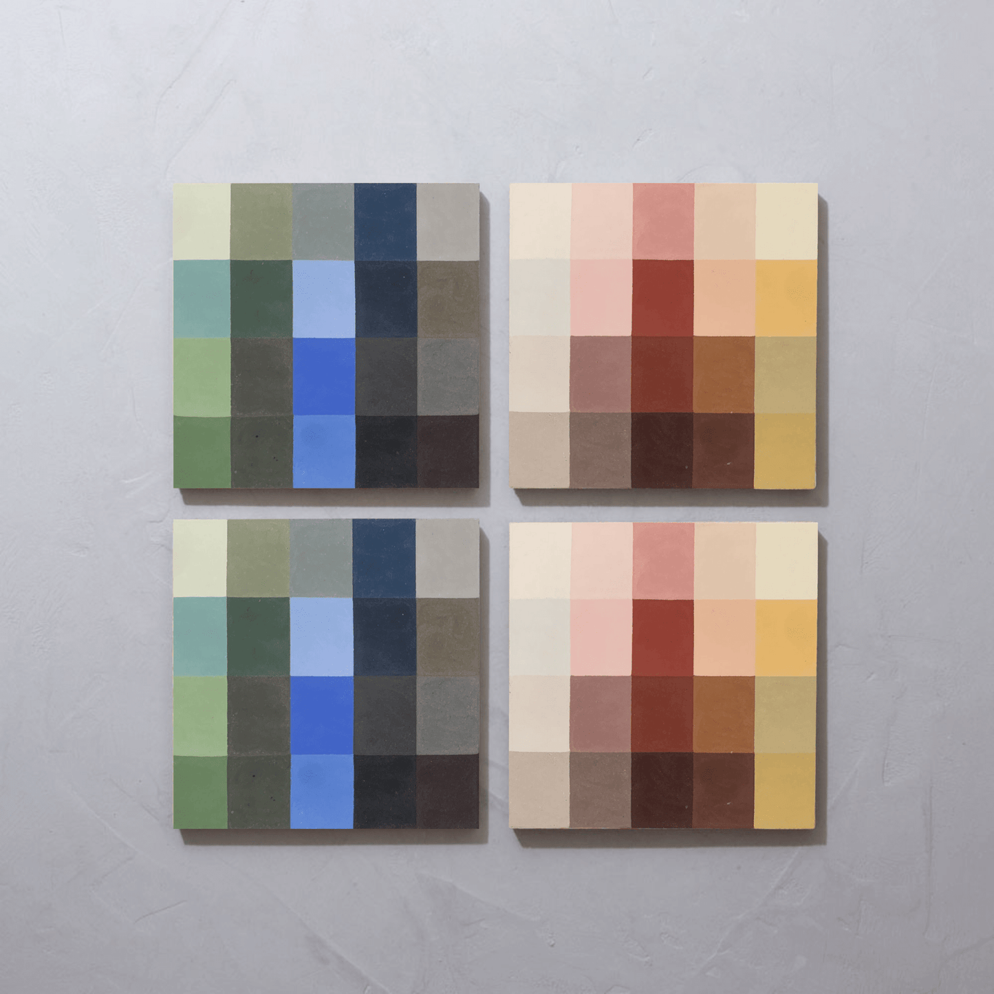 Cement Colour Swatch Tiles