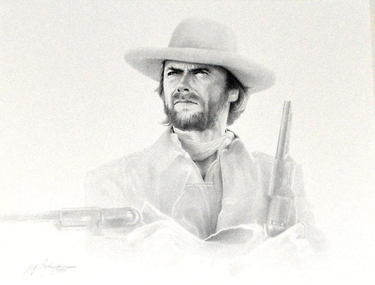 Clint Eastwood by Gary Saderup