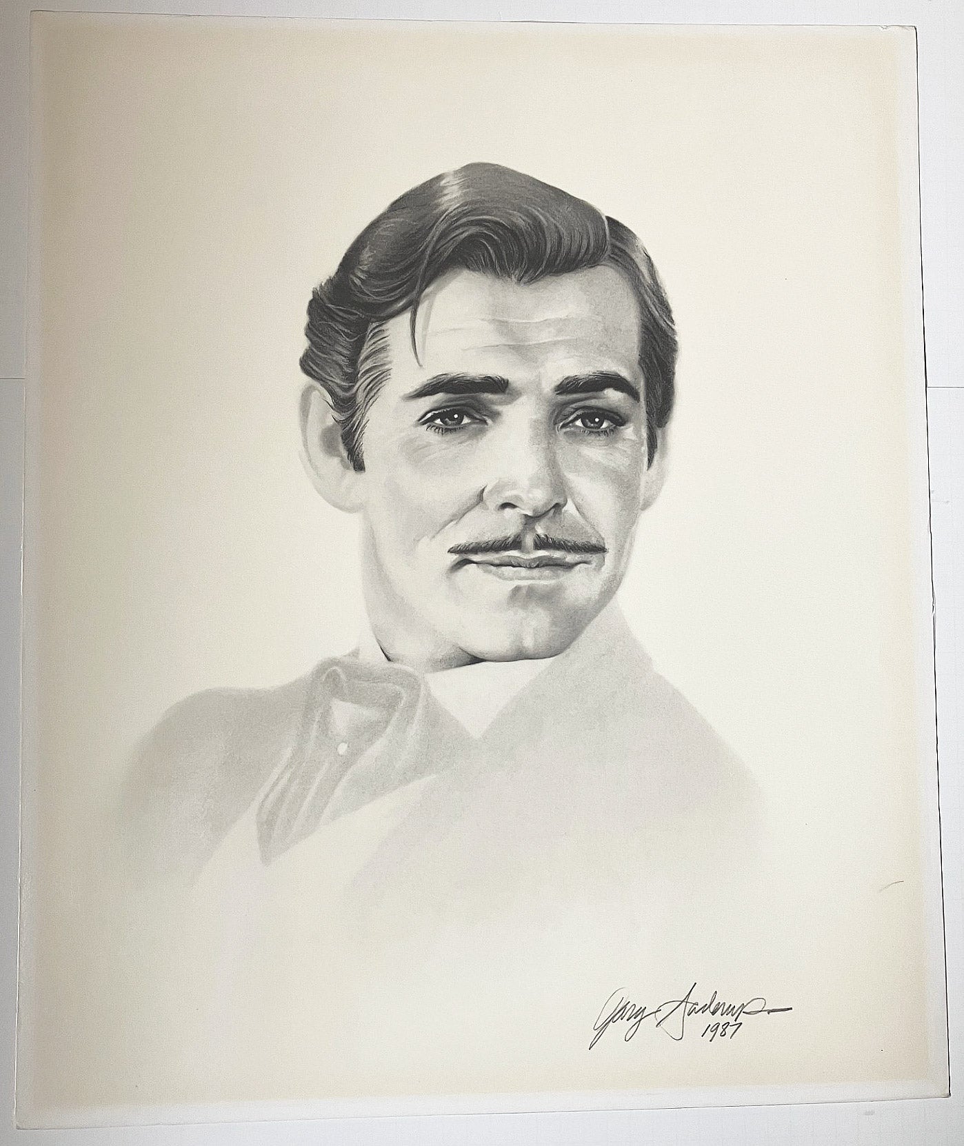 Clark Gable Portrait Art Prints by Gary Saderup