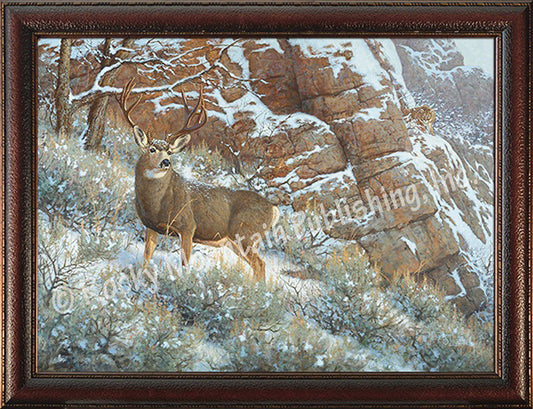 Closing the Distance ¨C Framed Giclee Canvas by Hayden Lambson