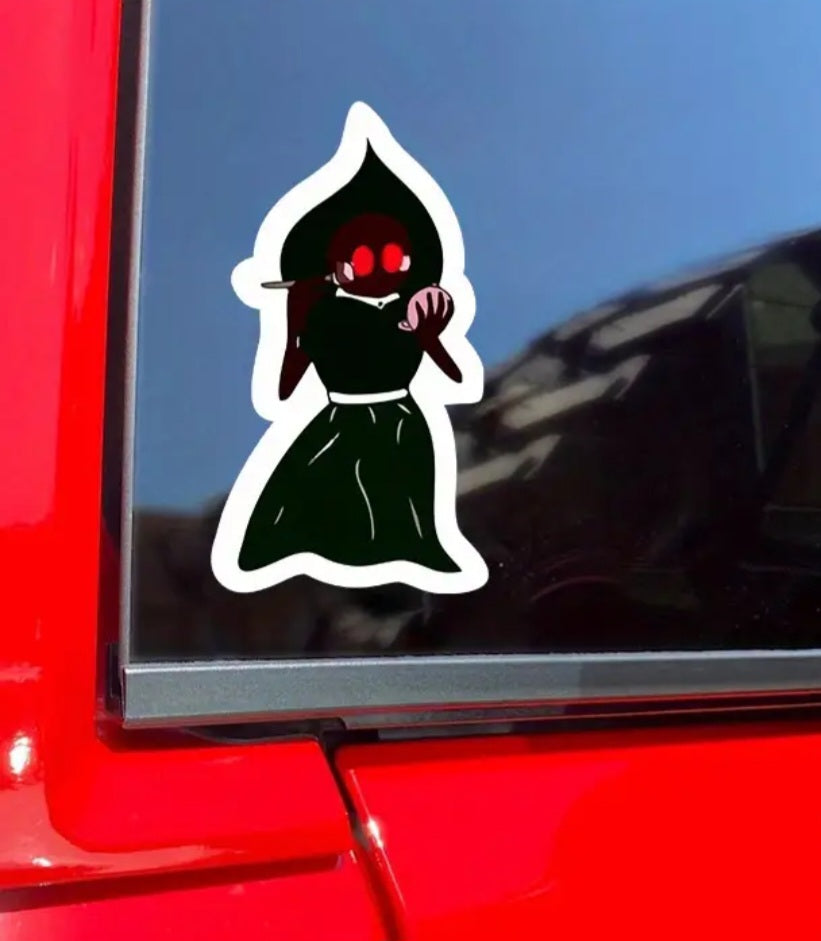 Flatwoods Monster Sticker Pretty Bigfoot Cryptid Cryptozoology