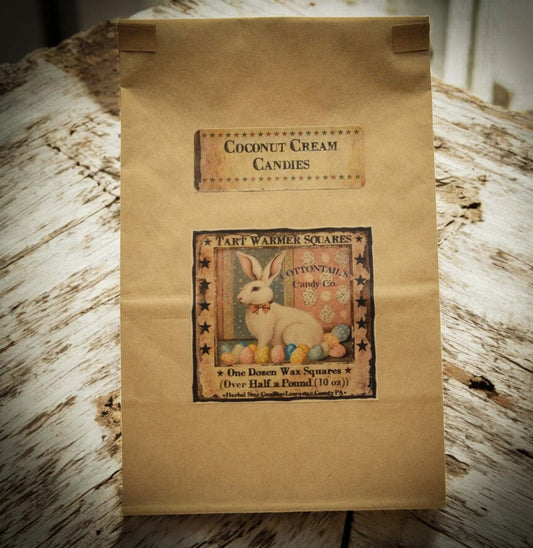 #COCM12BG  Coconut Cream Candies e??¡ã Bag of 12 Melting Tarts
