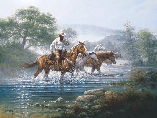 Clearwater Crossing Art Prints by Jack Terry