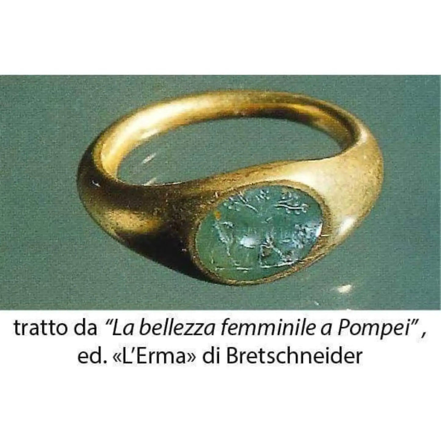 Anello Classico smaltato di Ercolano