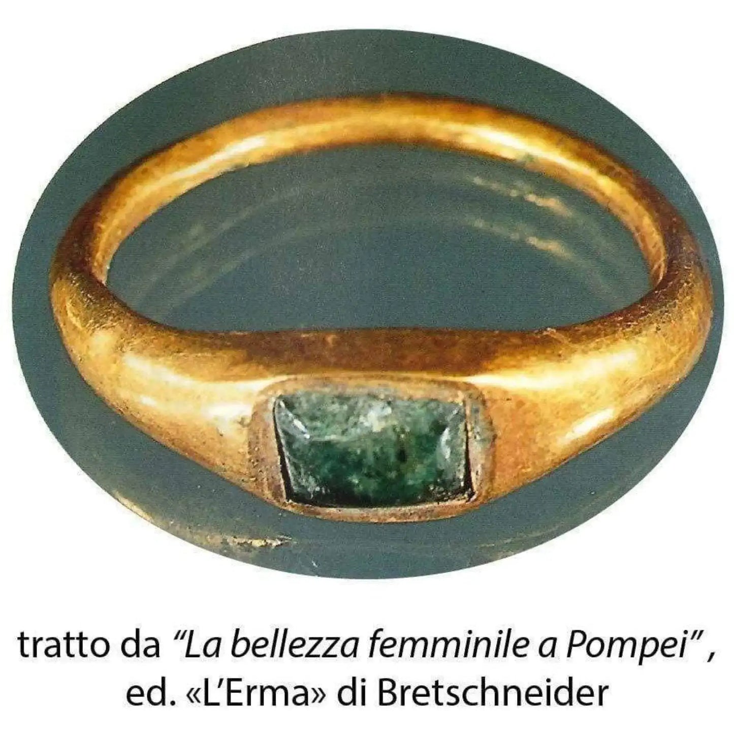 Anello Classico smaltato di Ercolano