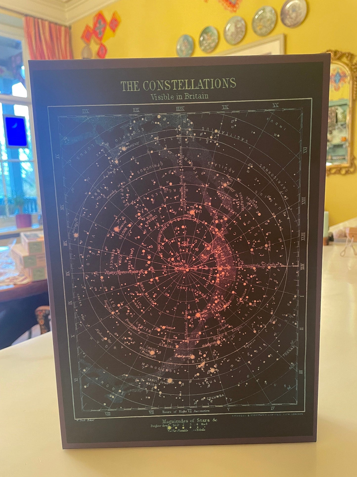 Constellations of Britain Jigsaw Puzzle - 1000 Pieces, Antique Astronomy Print