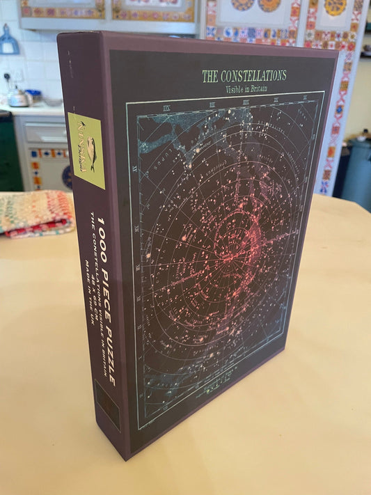 Constellations of Britain Jigsaw Puzzle - 1000 Pieces, Antique Astronomy Print